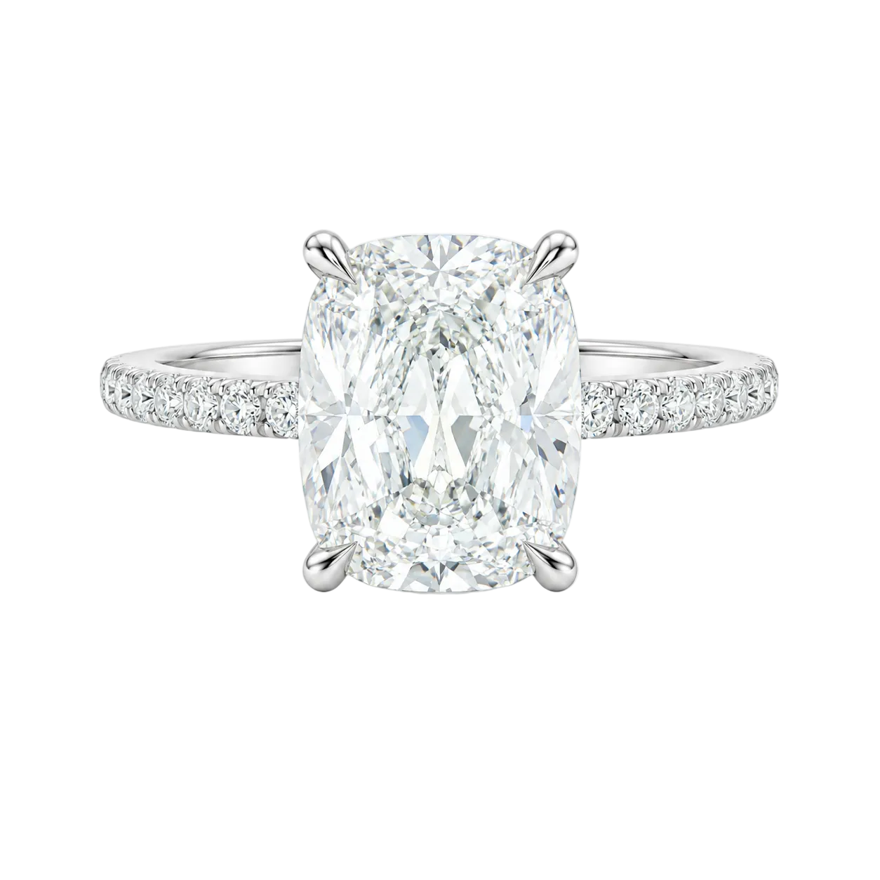 Cushion Cut Diamond Engagement Ring