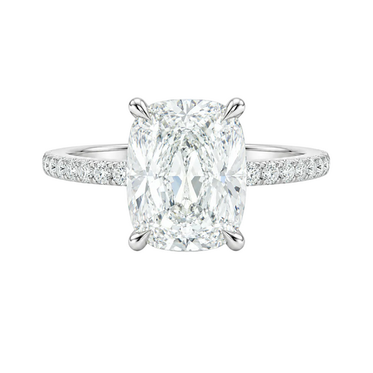 Cushion Cut Diamond Engagement Ring