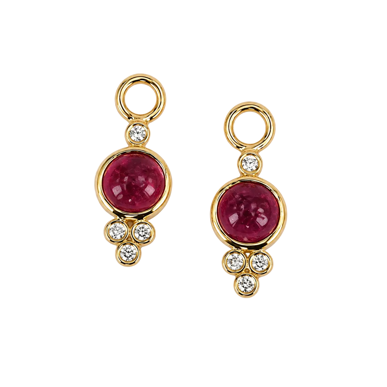 Pink Tourmaline Earring Charm