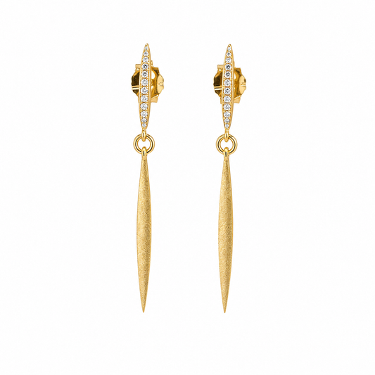 Dangle Diamond Earrings