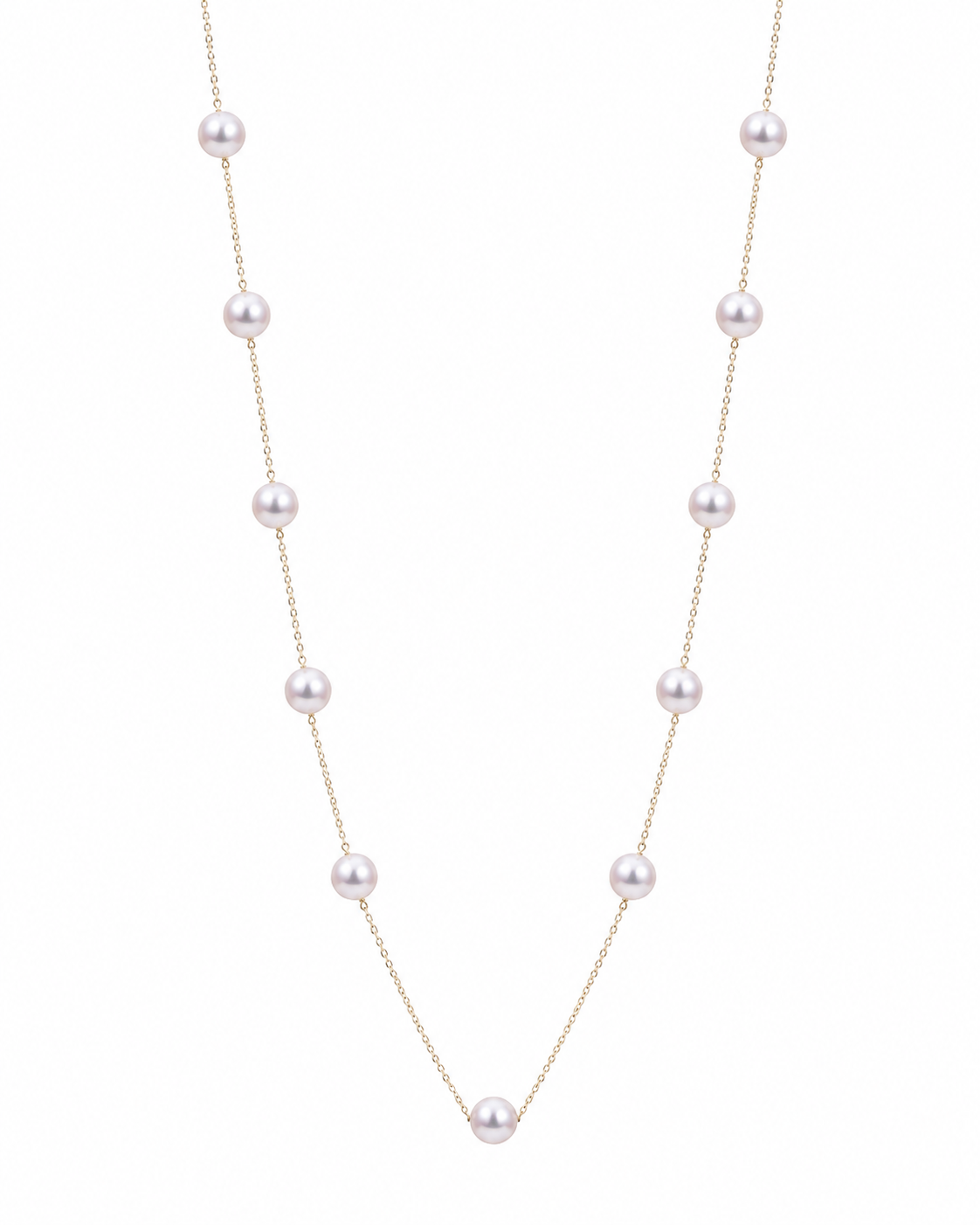 Pearl Station Necklace