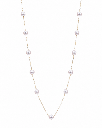 Pearl Station Necklace