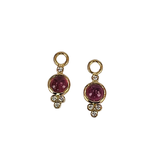Pink Tourmaline Earring Charm