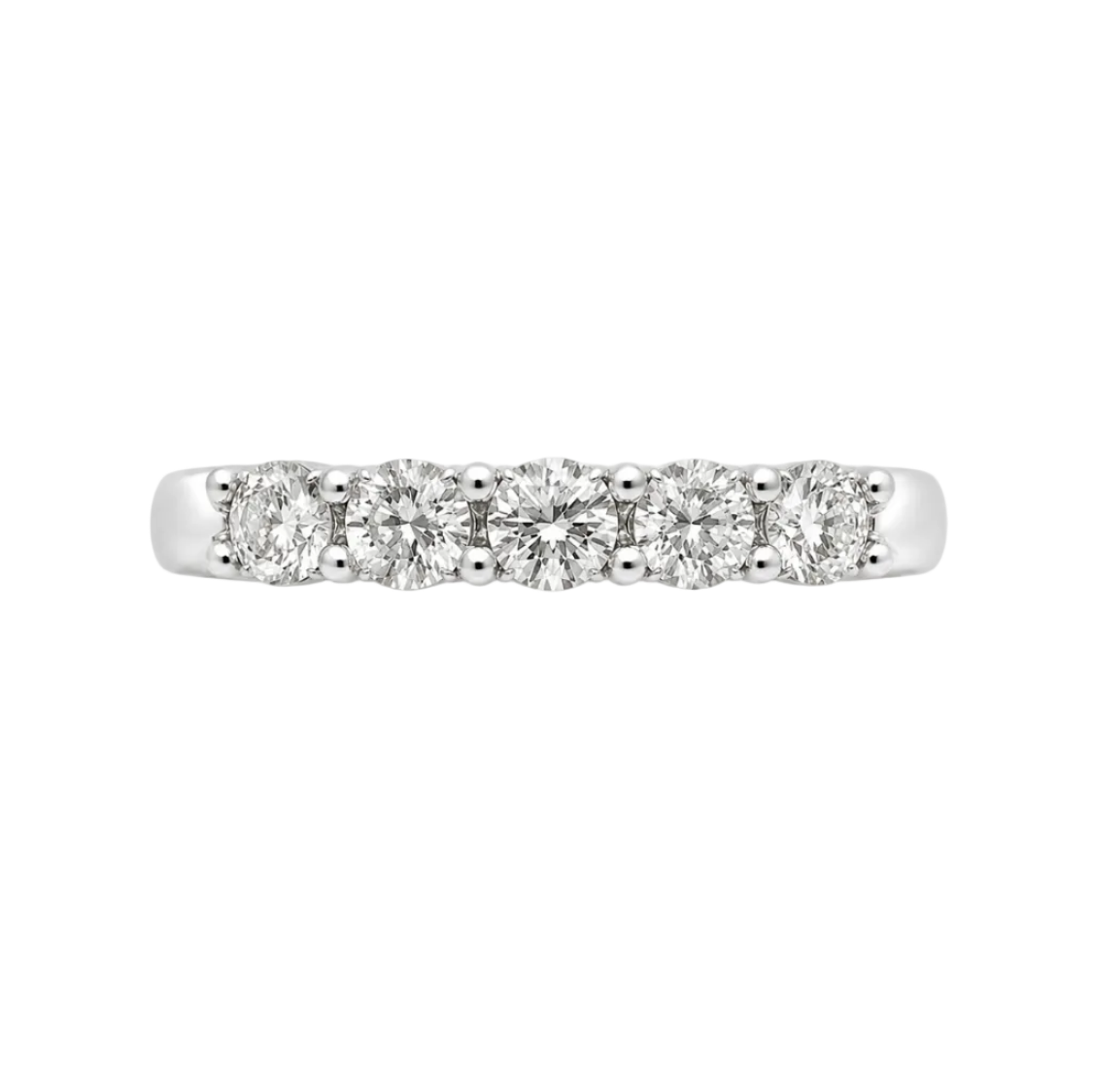 Diamond 5 Stone Buttercup Band