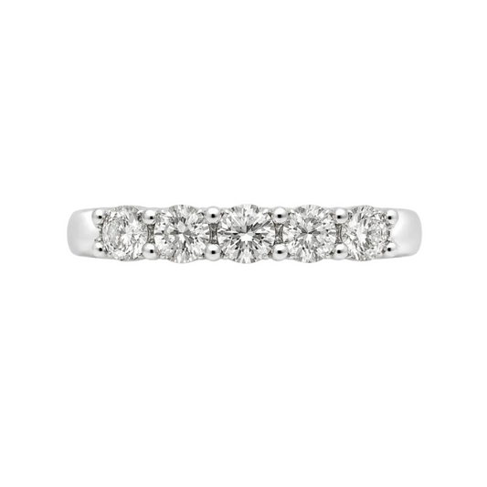Diamond 5 Stone Buttercup Band