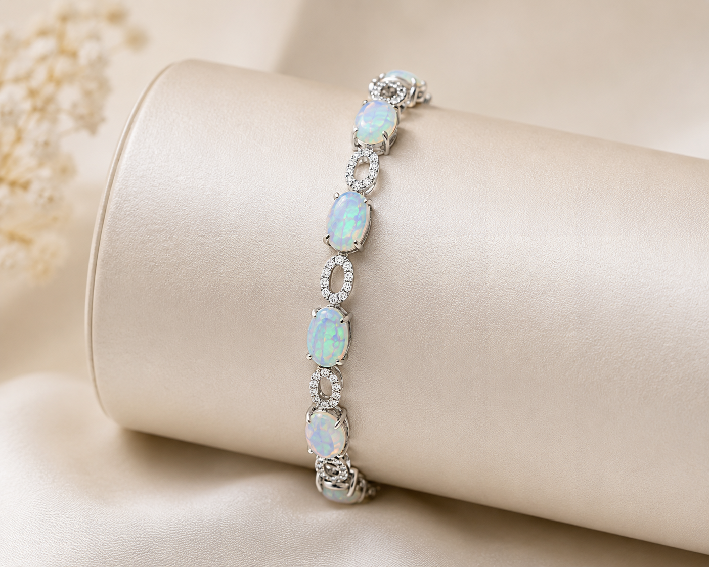 Opal & Diamond Bracelet