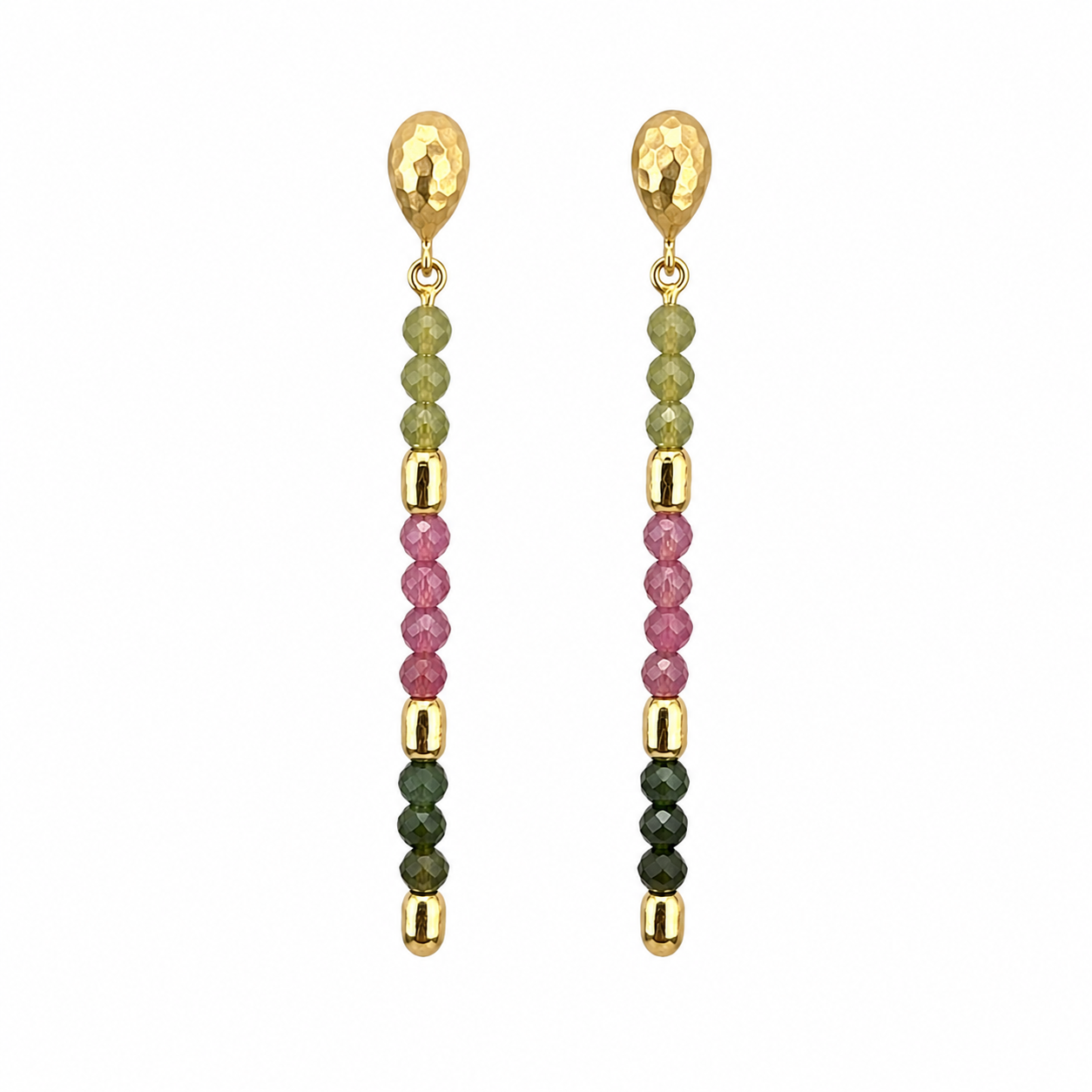 Mixed Tourmaline Earring