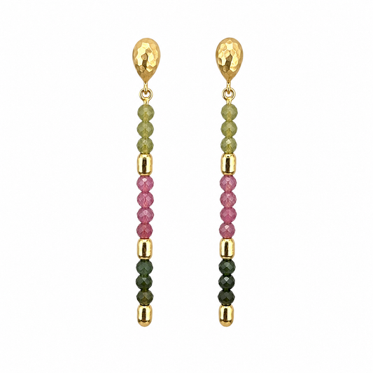 Mixed Tourmaline Earring