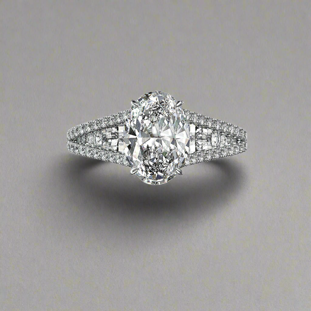 2.28ct Oval Diamond Engagement Ring