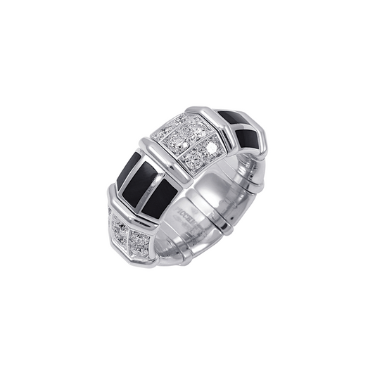 Xpandable Black Onyx & Diamond Band