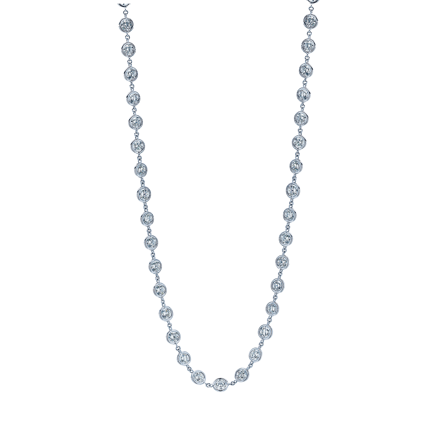 Diamond Bezel Necklace