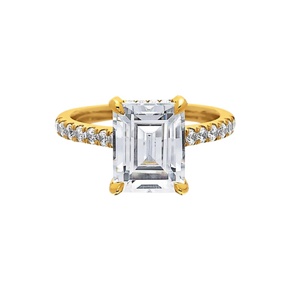 Emerald Cut Diamond Ring