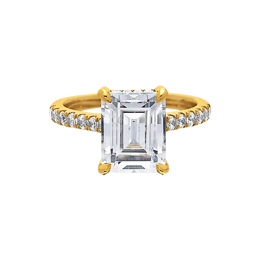 Emerald Cut Diamond Ring