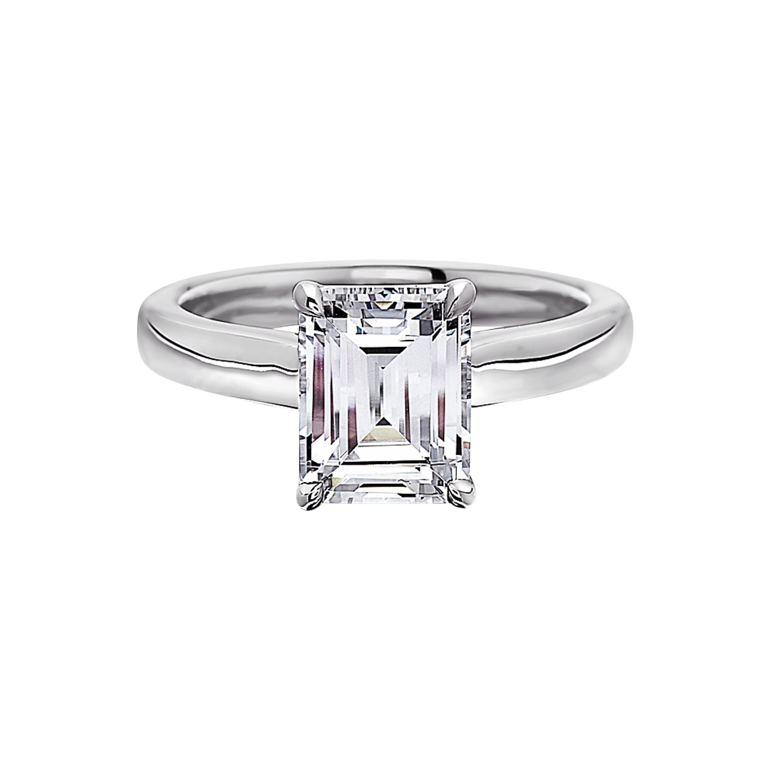 Emerald Cut Diamond Ring