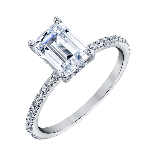 Emerald Cut Diamond Ring