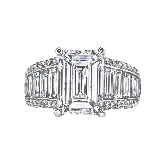 Emerald Cut Diamond Ring