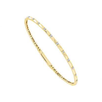 High Polish Diamond Pickleball Bracelet