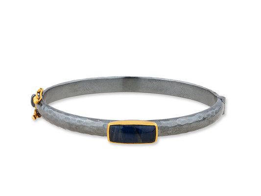 Labradorite Hinged Bracelet