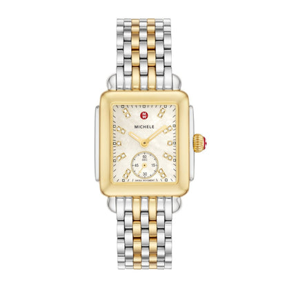 Deco Mid Two-Tone Diamond Dial Watch