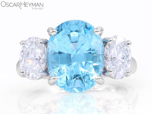 Paraiba Tourmaline & Diamond Ring