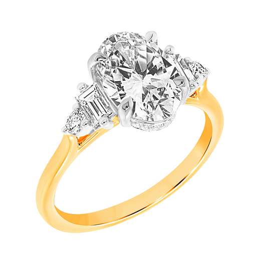 Oval Diamond Ring