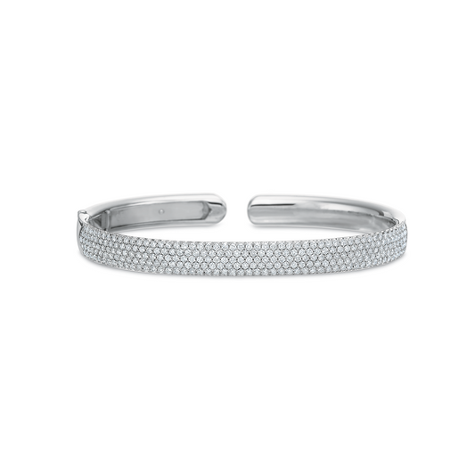 Pave Diamond Hinge Cuff
