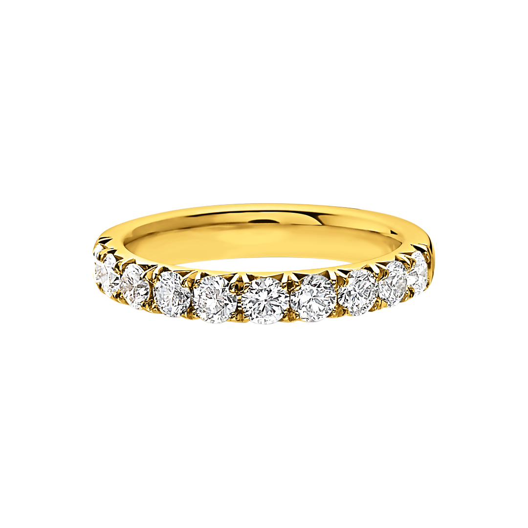 Round Diamond Eternity Band