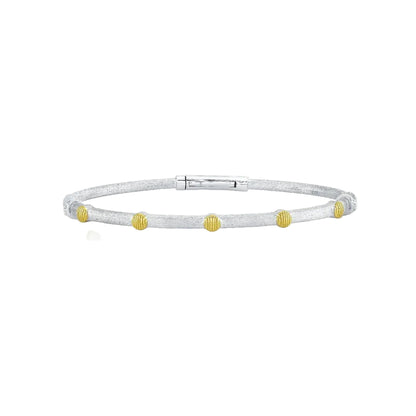 Station Bangle Bracelet