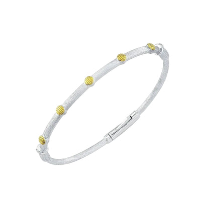 Station Bangle Bracelet