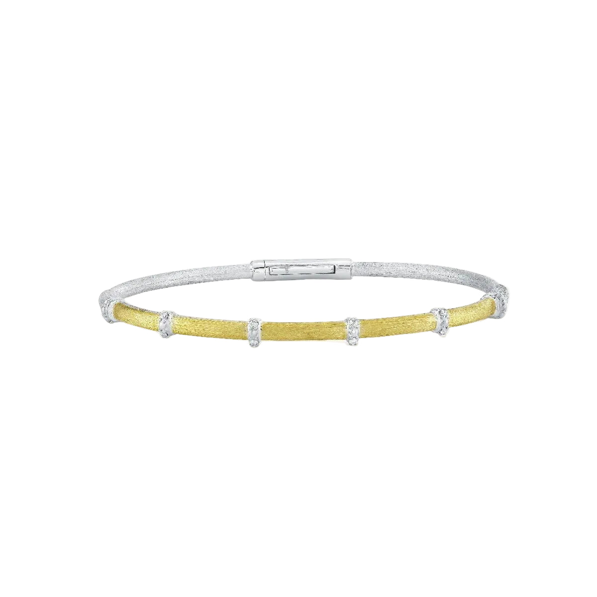 Rondel Station Bangle Bracelet