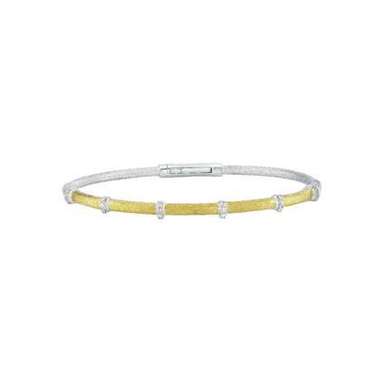 Rondel Station Bangle Bracelet