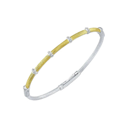 Rondel Station Bangle Bracelet