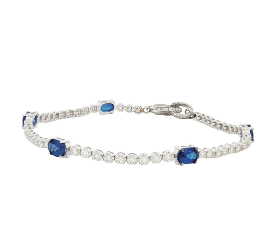 Sapphire & Diamond Bracelet