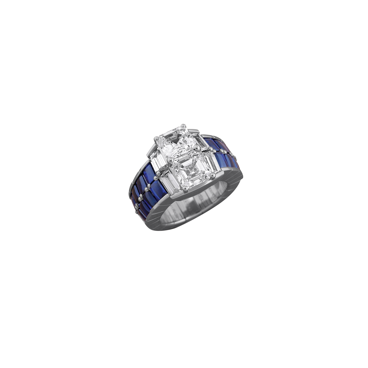 Xpandable Sapphire & Diamond Ring