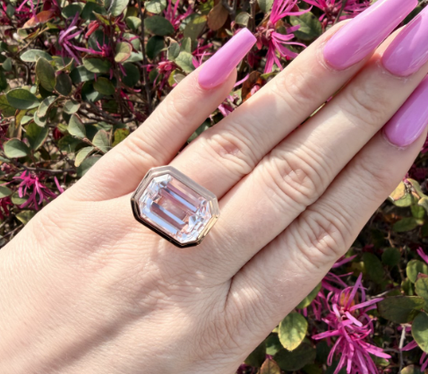 Kunzite Ring