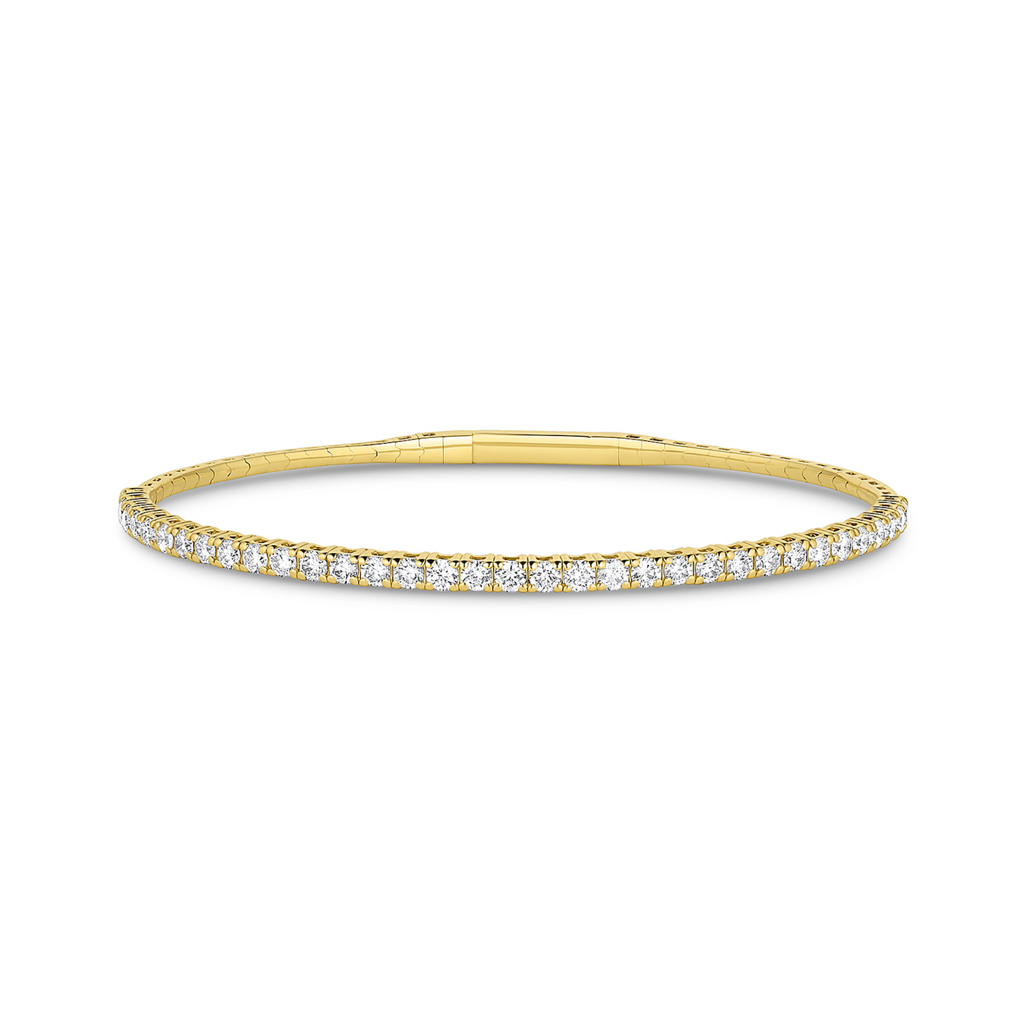 1.8 ctw 14k yellow gold & diamond pickleball bracelet $3,300