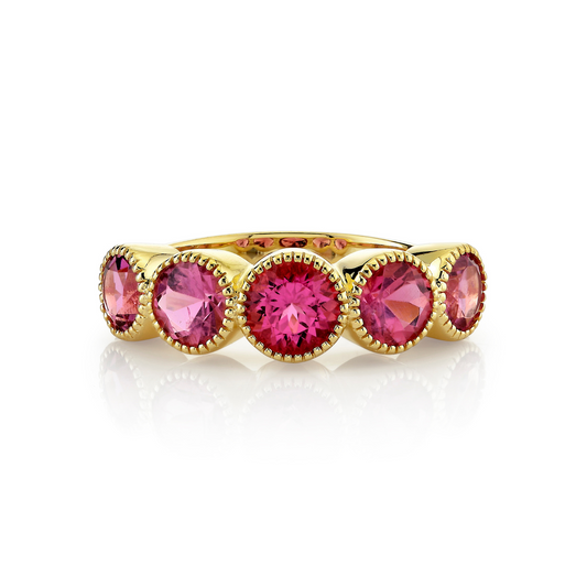 Sloane Street pink tourmaline ring