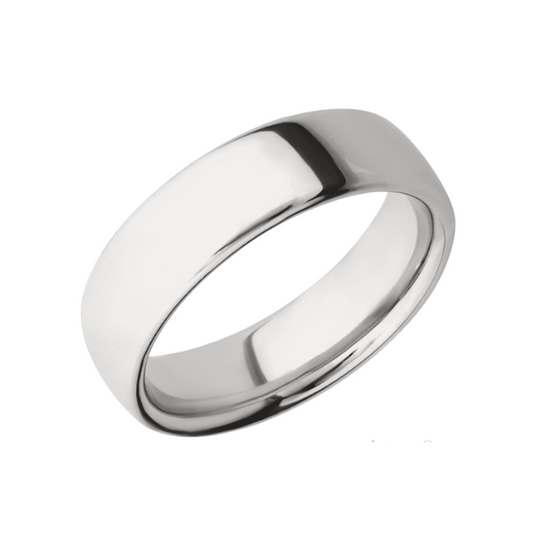 White Gold with High Polish Finish