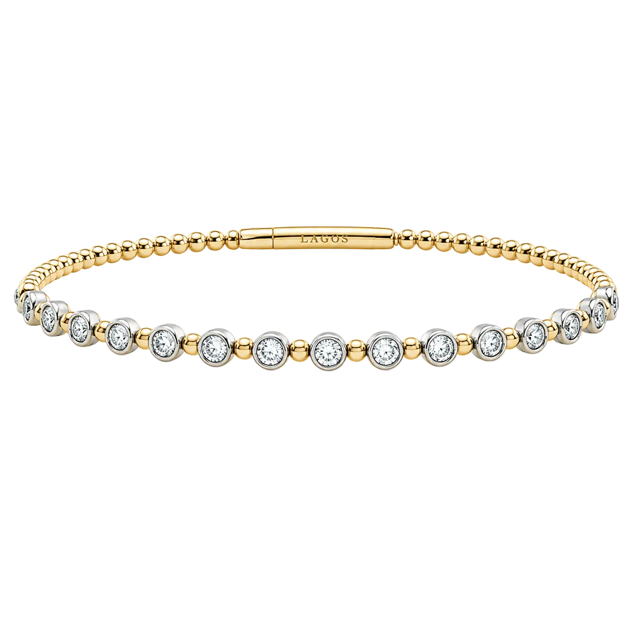 Diamond Bezel Pickleball Bracelet