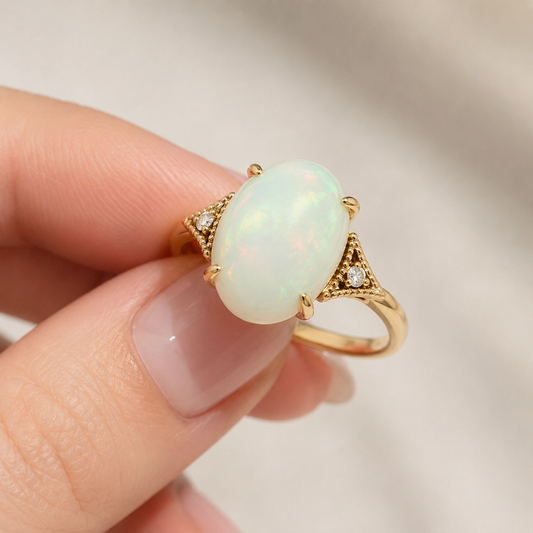 Ethiopian Opal Ring