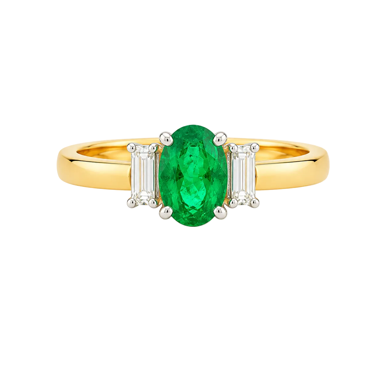 Emerald & Diamond Ring