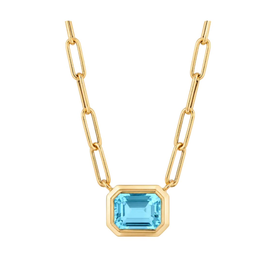 Blue Topaz Necklace