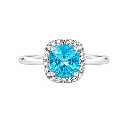 Blue Topaz Ring