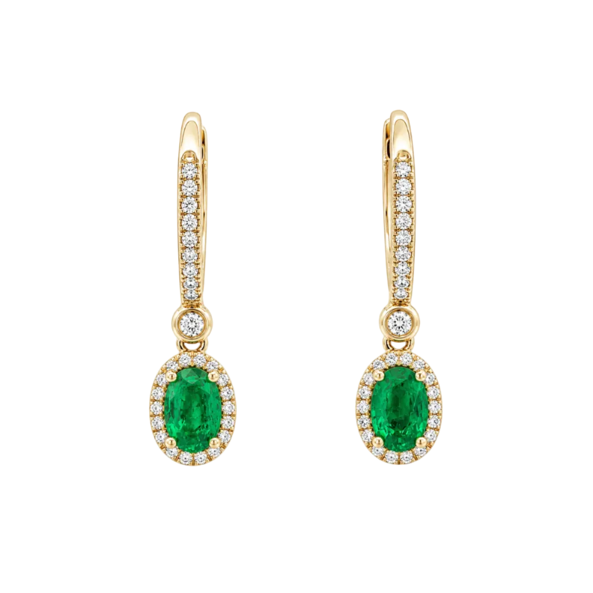Emerald & Diamond Earring