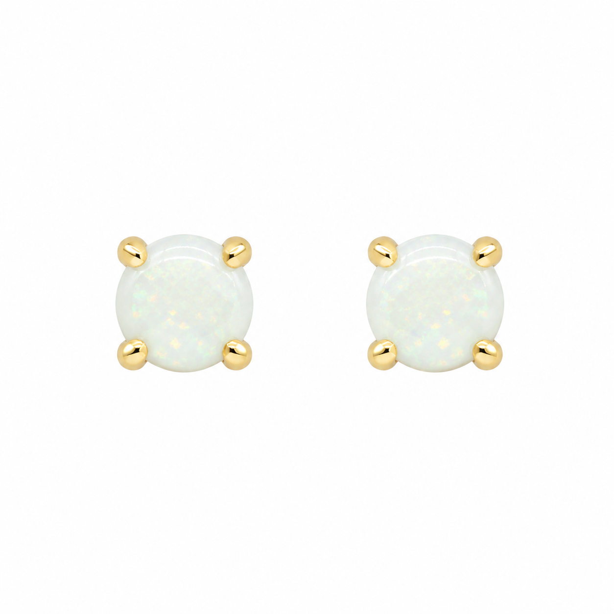 Opal Stud Earrings