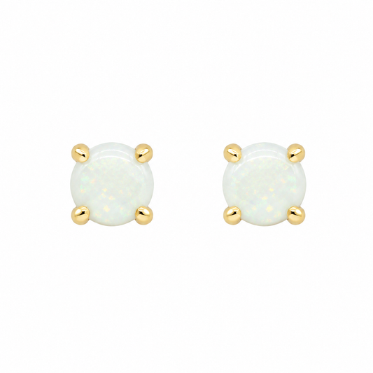 Opal Stud Earrings