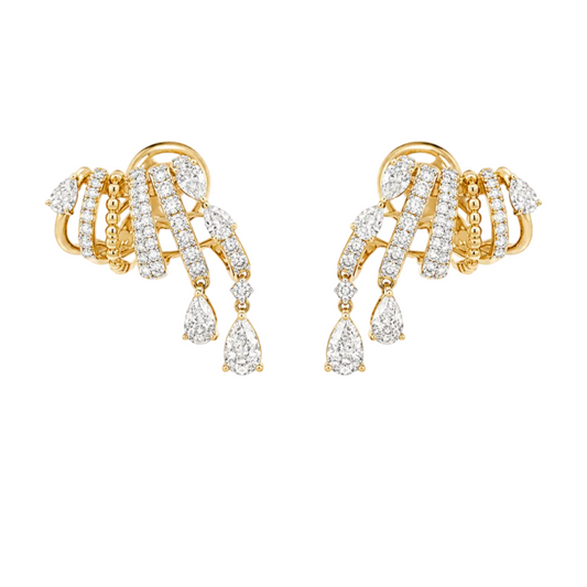 Multi Row Diamond Ear Cuff