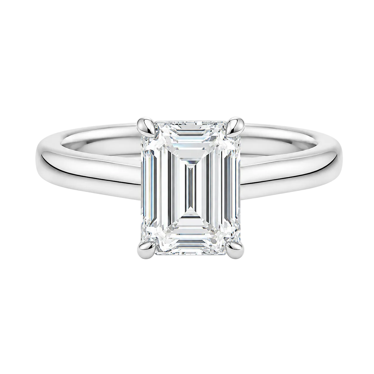 Emerald Cut Diamond Ring