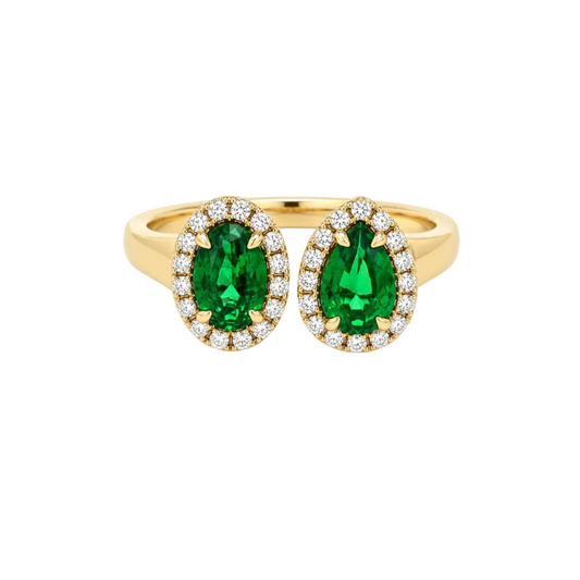 Emerald & Diamond Ring