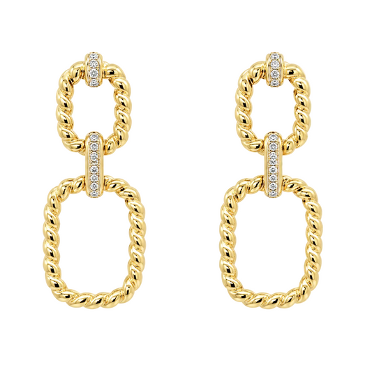 Gold Dangle Earrings